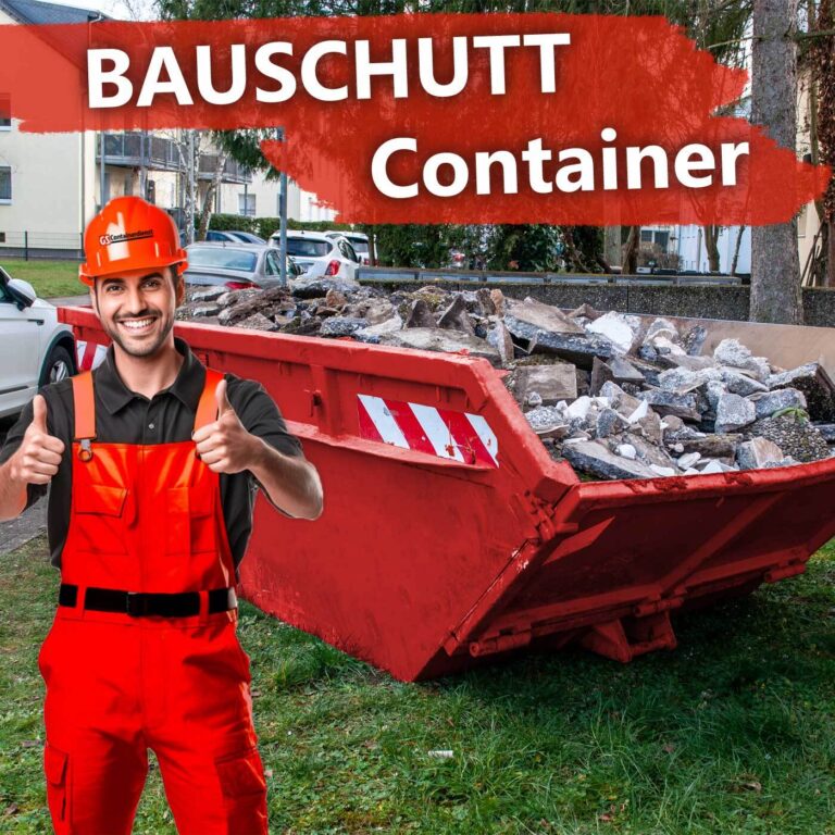 Bauschutt Entsorgung durch GS Containerdienst in Hanau und Frankfurt
